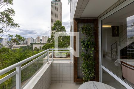 Varanda da Sala de apartamento para alugar com 2 quartos, 75m² em Vila da Serra, Nova Lima