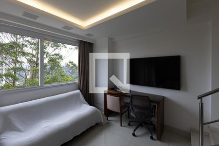 Sala de apartamento para alugar com 2 quartos, 75m² em Vila da Serra, Nova Lima