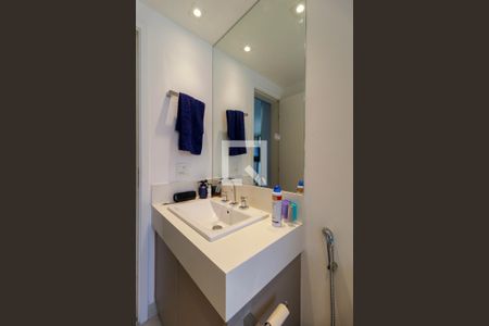 Banheiro da Suíte de apartamento à venda com 1 quarto, 69m² em Brooklin, São Paulo