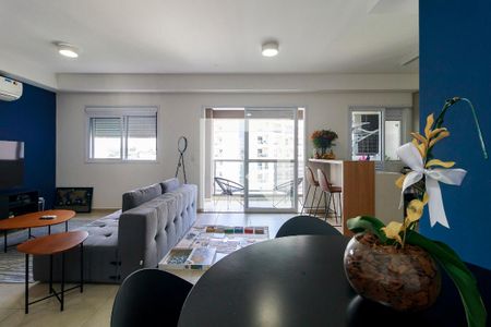 Sala de apartamento à venda com 1 quarto, 69m² em Brooklin, São Paulo