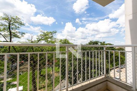 Varanda da Sala de apartamento para alugar com 2 quartos, 48m² em Parque Dom Joao Neri, São Paulo