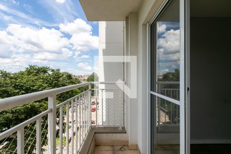 Varanda da Sala de apartamento para alugar com 2 quartos, 48m² em Parque Dom Joao Neri, São Paulo