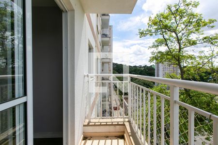 Varanda da Sala de apartamento para alugar com 2 quartos, 48m² em Parque Dom Joao Neri, São Paulo