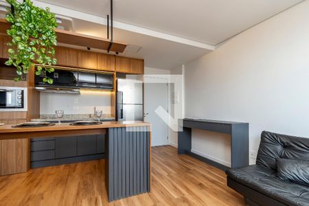 Sala de apartamento para alugar com 1 quarto, 38m² em Vila Sao Francisco (zona Sul), São Paulo