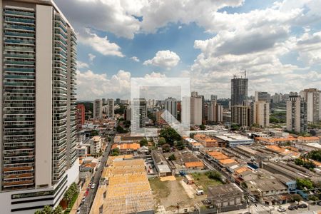 Vista da Sala de apartamento para alugar com 1 quarto, 38m² em Vila Sao Francisco (zona Sul), São Paulo