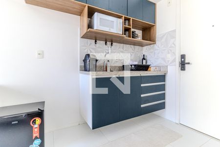 Cozinha de kitnet/studio para alugar com 1 quarto, 22m² em Centro Histórico de São Paulo, São Paulo