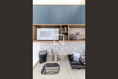 Cozinha de kitnet/studio para alugar com 1 quarto, 22m² em Centro Histórico de São Paulo, São Paulo