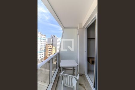Varanda de kitnet/studio para alugar com 1 quarto, 22m² em Centro Histórico de São Paulo, São Paulo