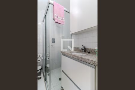 Banheiro de kitnet/studio para alugar com 1 quarto, 22m² em Centro Histórico de São Paulo, São Paulo