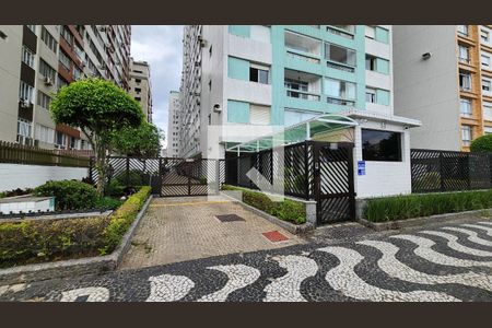 Fachada de apartamento para alugar com 1 quarto, 35m² em Aparecida, Santos
