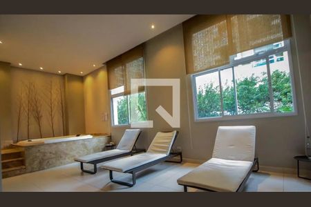 Área comum - Spa de kitnet/studio para alugar com 1 quarto, 36m² em Campo Belo, São Paulo
