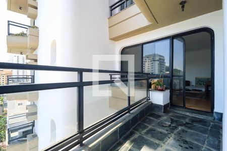 Varanda da Sala de apartamento para alugar com 4 quartos, 350m² em Real Parque, São Paulo