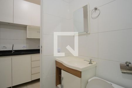 Banheiro de apartamento para alugar com 1 quarto, 22m² em Cidade Mãe do Céu, São Paulo