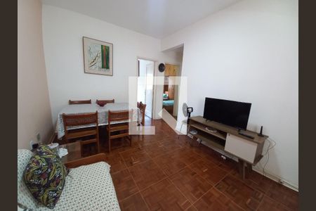Sala de apartamento para alugar com 2 quartos, 54m² em Itararé, São Vicente