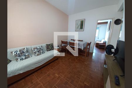 Sala de apartamento para alugar com 2 quartos, 54m² em Itararé, São Vicente