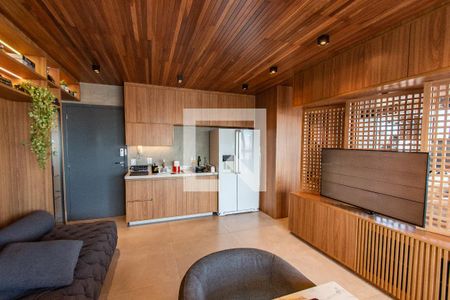 Sala/cozinha de apartamento para alugar com 1 quarto, 49m² em Ipiranga, São Paulo