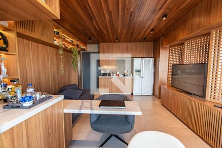 Sala/cozinha de apartamento para alugar com 1 quarto, 49m² em Ipiranga, São Paulo
