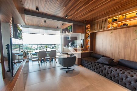 Sala/cozinha de apartamento para alugar com 1 quarto, 49m² em Ipiranga, São Paulo