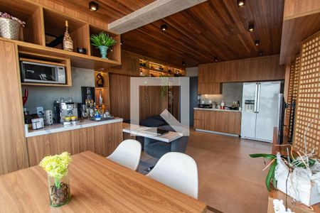 Sala/cozinha de apartamento para alugar com 1 quarto, 49m² em Ipiranga, São Paulo