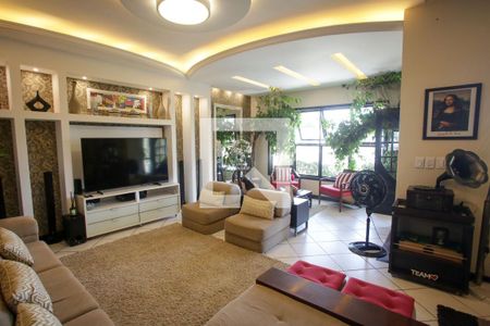 Sala de casa de condomínio à venda com 4 quartos, 396m² em Anil, Rio de Janeiro