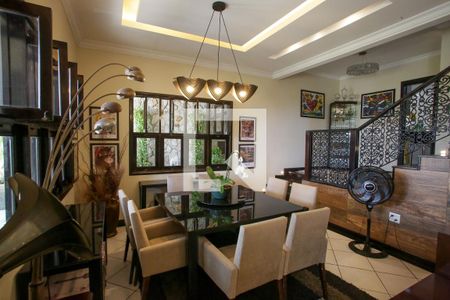 Sala de Jantar de casa de condomínio à venda com 4 quartos, 396m² em Anil, Rio de Janeiro
