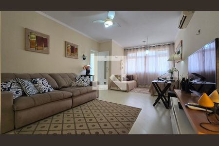 Sala de apartamento para alugar com 2 quartos, 110m² em Pompéia, Santos