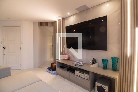 Sala de apartamento à venda com 3 quartos, 126m² em Brooklin Novo, São Paulo