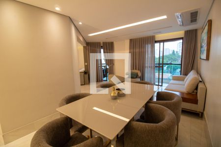 Sala de apartamento à venda com 3 quartos, 126m² em Brooklin Novo, São Paulo