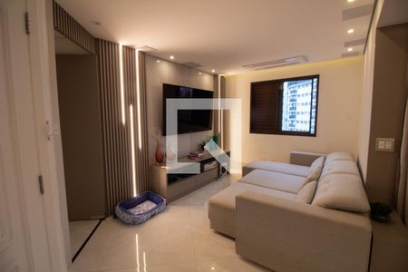 Sala de apartamento à venda com 3 quartos, 126m² em Brooklin Novo, São Paulo