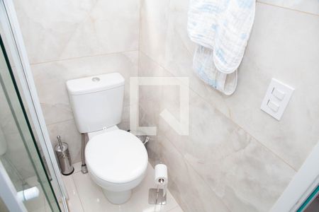 Banheiro da Suíte de apartamento à venda com 2 quartos, 75m² em Picanço, Guarulhos