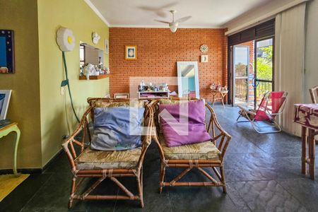 Sala de apartamento para alugar com 3 quartos, 86m² em Balneario Guarujá, Guarujá