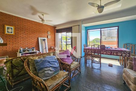 Sala de apartamento para alugar com 3 quartos, 86m² em Balneario Guarujá, Guarujá