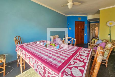 Sala de apartamento para alugar com 3 quartos, 86m² em Balneario Guarujá, Guarujá