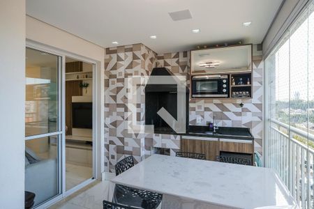 Varanda gourmet de apartamento à venda com 3 quartos, 75m² em Jardim Paramount, São Bernardo do Campo
