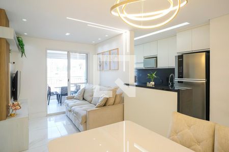 Sala de apartamento à venda com 3 quartos, 75m² em Jardim Paramount, São Bernardo do Campo