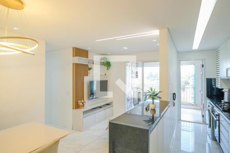 Sala de apartamento à venda com 3 quartos, 75m² em Jardim Paramount, São Bernardo do Campo