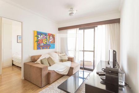 Sala de apartamento para alugar com 1 quarto, 37m² em Moema, São Paulo