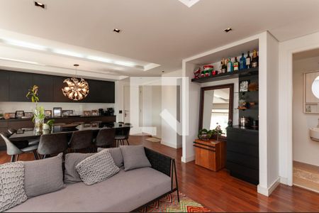 Sala de apartamento para alugar com 3 quartos, 132m² em Várzea da Barra Funda, São Paulo