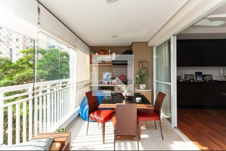 varanda da Sala de Jantar de apartamento para alugar com 3 quartos, 132m² em Várzea da Barra Funda, São Paulo