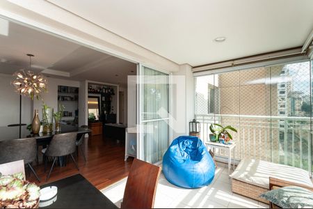 varanda da Sala de Jantar de apartamento para alugar com 3 quartos, 132m² em Várzea da Barra Funda, São Paulo
