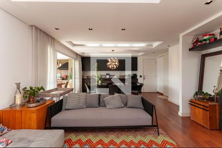 Sala de apartamento para alugar com 3 quartos, 132m² em Várzea da Barra Funda, São Paulo