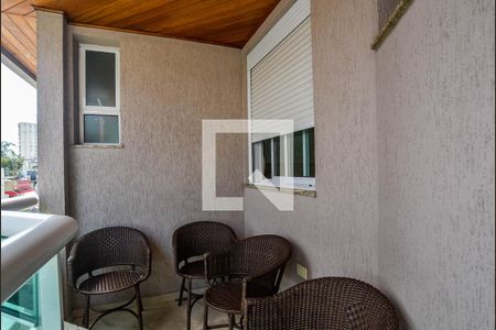 Varanda da Sala de apartamento à venda com 4 quartos, 340m² em Vila Assunção, Santo André