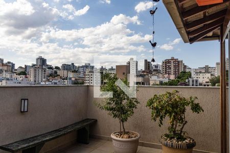Varanda gourmet de apartamento à venda com 3 quartos, 174m² em Padre Eustáquio, Belo Horizonte