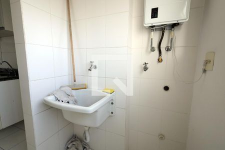 Área de Serviço de apartamento à venda com 2 quartos, 75m² em Vila Camilópolis, Santo André