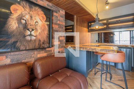 Sala de kitnet/studio à venda com 1 quarto, 30m² em Indianópolis, São Paulo