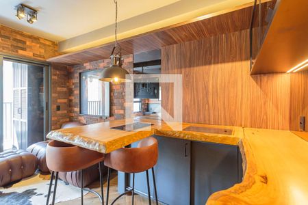 Sala de kitnet/studio à venda com 1 quarto, 30m² em Indianópolis, São Paulo