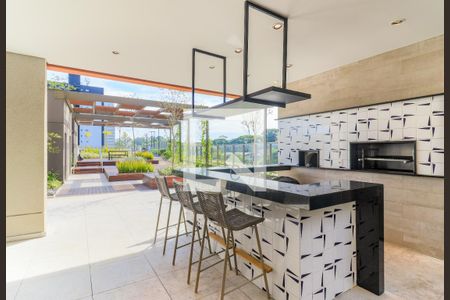 Área comum - Espaço Gourmet de kitnet/studio para alugar com 1 quarto, 25m² em Santo Amaro, São Paulo