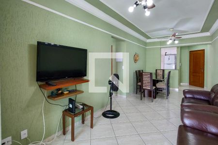 Sala de apartamento para alugar com 3 quartos, 90m² em Canto do Forte, Praia Grande