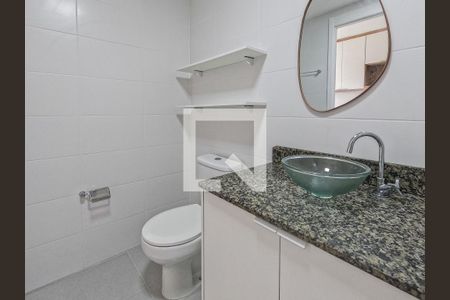 Banheiro de kitnet/studio à venda com 1 quarto, 27m² em Vila Primavera, São Paulo
