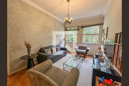 Sala de apartamento para alugar com 3 quartos, 128m² em Flamengo, Rio de Janeiro